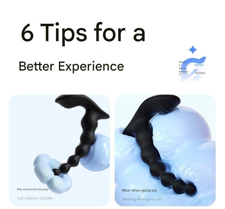 Mystery Lady Extreme Night Prostate Massager Wireless Remote Control for Men