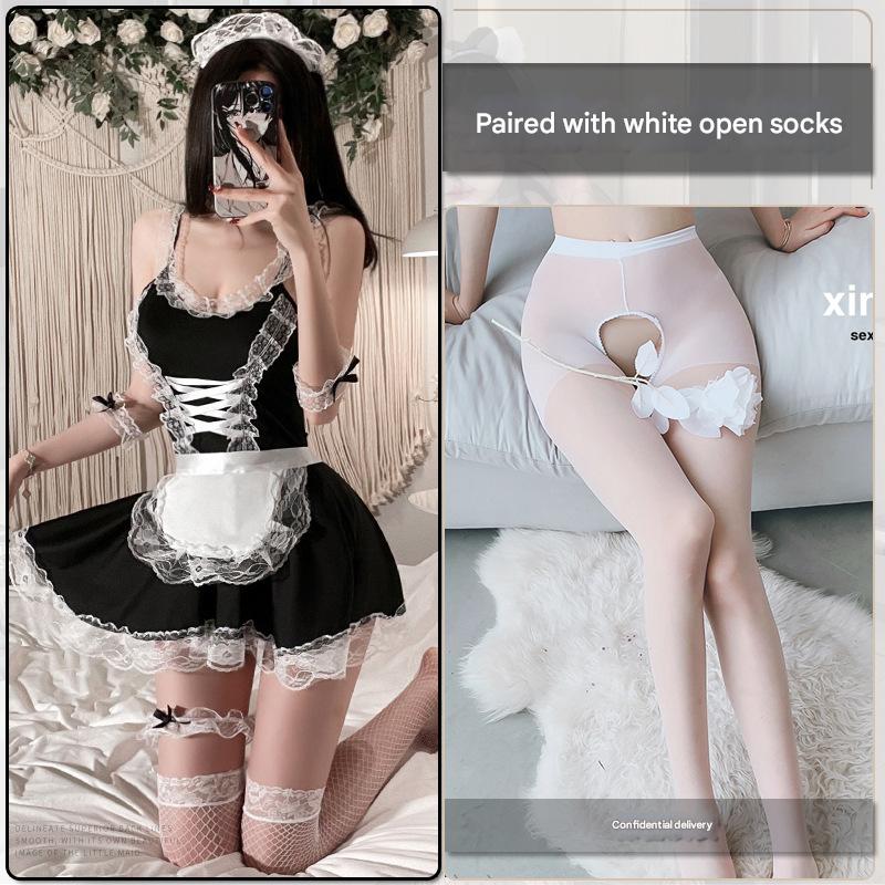 Sexy lingerie, cute maid outfit, uniform, seductive maid costume, role play qqny Purely desirable style dress
